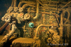 "Deep Down in the Engine Room"-Chuuk Lagoon 2008 by Richard Goluch 